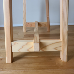 幅60センチミニテーブル　一枚板　ベンチ　ローテーブル　椅子　木製　スツール 　花台　作業台　机 15枚目の画像