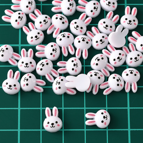 3dネイルパーツ デコパーツ いちご さくらんぼ うさぎ ねこ ネイルパーツ pctinyseveralanimals.jpg