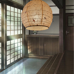 岐阜産落水和紙提灯スタンドうかい小 スタンドライト・テーブルランプ