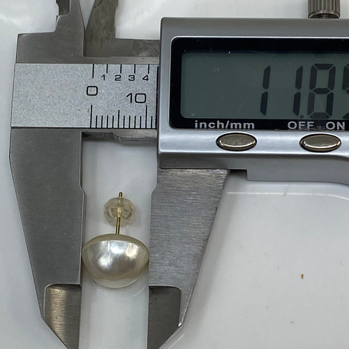 Au750 マベパールピアス マベパールピアス12㎜ラウンド – SHINYU ONLINE SHOP