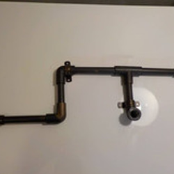 インダストリアル系　アンティーク　パイプ組立てセット　水道管パーツ 6枚目の画像