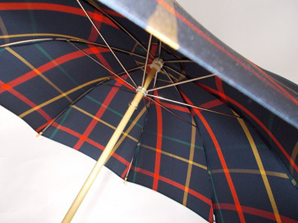 大島紬の日傘　「車輪梅（しゃりんばい）」 7枚目の画像
