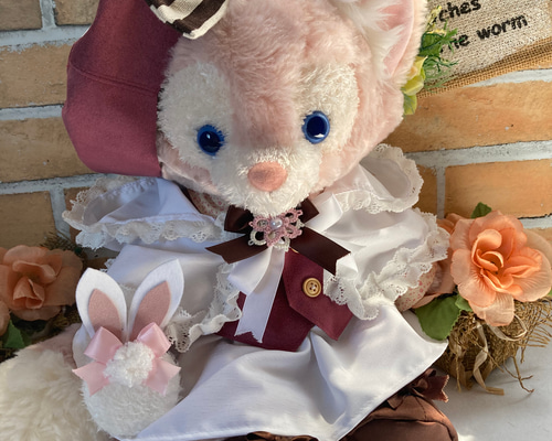 ステラルー 服 コスチューム ぬいぐるみ用 洋服 手作り ピンク