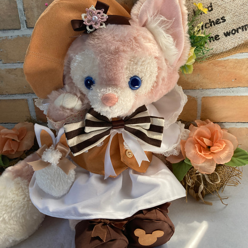 ジェラトーニ S 山吹色うさぎ10点コスチューム ベレー帽 リーナベルや