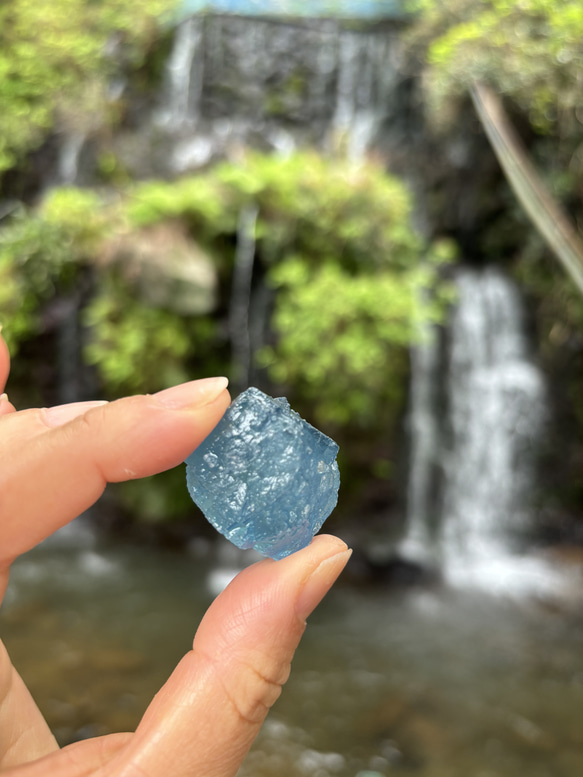 アクアマリン☆原石☆22g☆瀧川神社にて浄化☆No.3 15枚目の画像