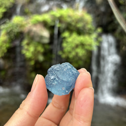 アクアマリン☆原石☆22g☆瀧川神社にて浄化☆No.3 18枚目の画像