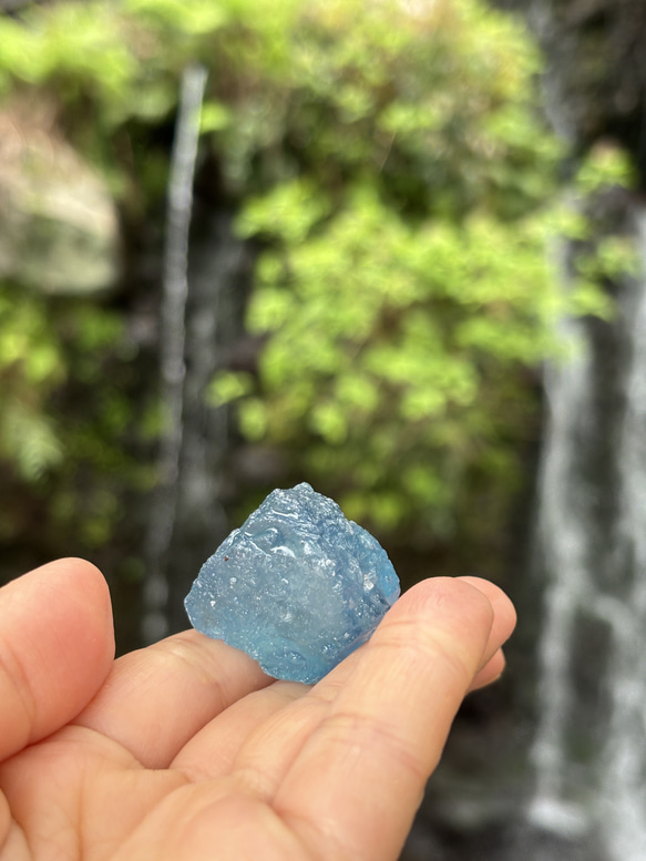 アクアマリン☆原石☆22g☆瀧川神社にて浄化☆No.3 7枚目の画像