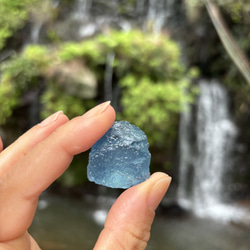 アクアマリン☆原石☆22g☆瀧川神社にて浄化☆No.3 16枚目の画像