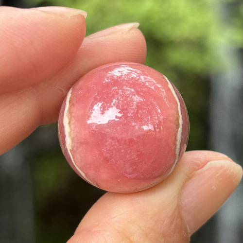 ミニ☆ロードクロサイト（インカローズ）☆スフィア☆22.3mm☆瀧川神社