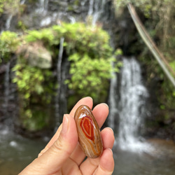 ボツワナアゲート☆握り石☆48㎜☆瀧川神社にて浄化☆No.1 10枚目の画像