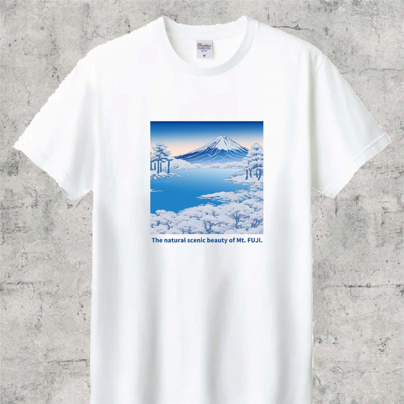富士山　半袖Tシャツ 1枚目の画像