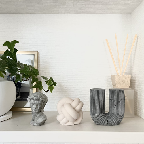 各1点限定即発送可能☆セメントオブジェ ダビデ ワインディングボール