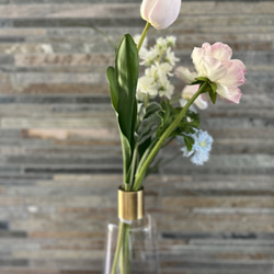 母の日 花束 フラワーアレンジメント 花瓶 ギフト プレゼント アーティフィシャルフラワー 造花 花 お見舞い 誕生日 2枚目の画像