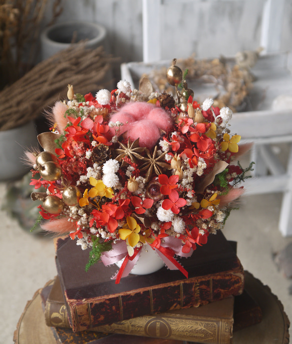 桑染紅莓.溫馨紅色系.生日.乾燥花.母新節.永生花. 第2張的照片