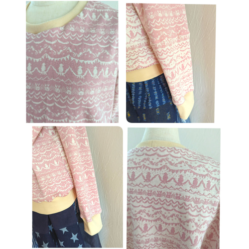 ☆maffon良質生地使用☆海の仲間達柄トレーナー☆ スウェット  