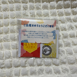 出産内祝いお断りメッセージ付き紅茶セット　出産祝い/内祝い辞退/ティーセット/ティーバッグ/プチギフト 2枚目の画像