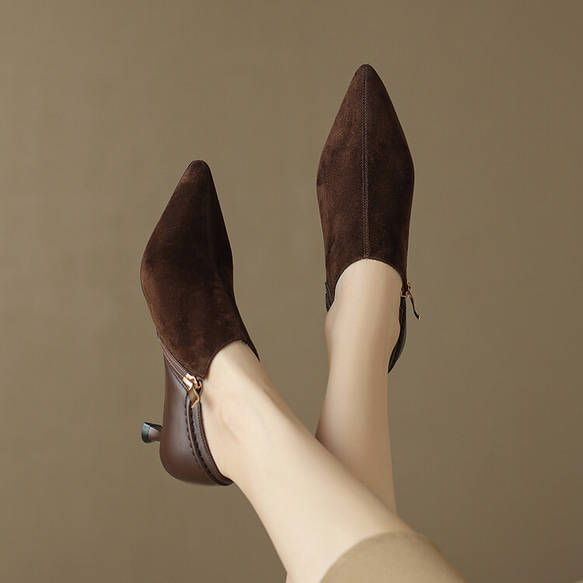 ⭐24 新款女款⭐柔軟真皮鞋時尚鞋低跟淺口鞋22公分-25公分#957⭐免運費⭐ 第1張的照片