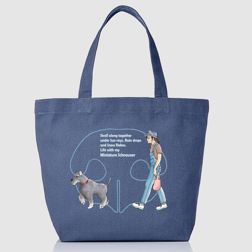 【完売品/新品未開封】ドッグデプト　お散歩バッグ　シュナウザー GOODS】犬種バッグ