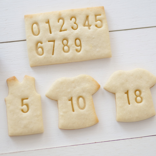 数字スタンプ クッキー型・クッキーカッター クッキー型 Cookie cutter
