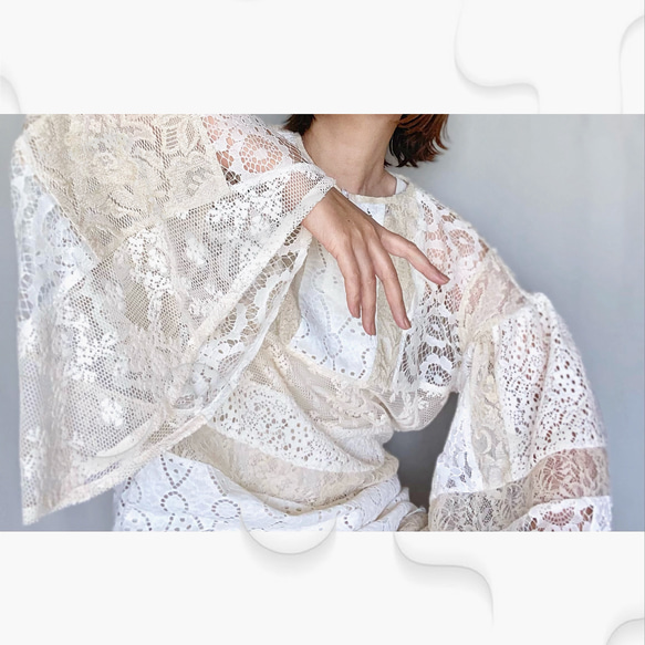 patchwork lace tunic　"a" 1枚目の画像