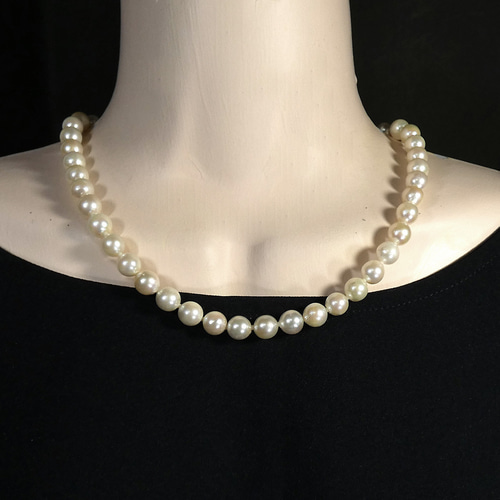 アコヤパール　花珠級の輝き　極美品　ネックレスあこや　7.9〜8.3㎜　O367 花珠級 アコヤパール 】 あこや真珠 ネックレス 7.0〜7.5㎜ O323