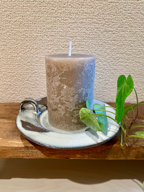 陶器キャンドルホルダー（ハンドメイド） 手作り陶器のキャンドルホルダー キャンドル・キャンドルホルダー