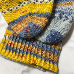 手編み　靴下　opal 2枚目の画像