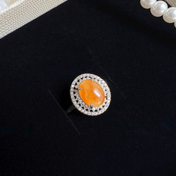 輕珠寶 | 玉石翡翠戒指 | 天然A貨 | 蛋面925銀 | 可調式戒圍 第1張的照片