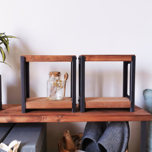 【かごつき】 男前インテリア　アイアンバーラック　植物　インダストリアル　221 かごつき】 男前インテリア アイアンバーラック 植物 インダストリアル