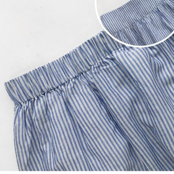 空色縞天糸麻ロングスカート#328330 13枚目の画像