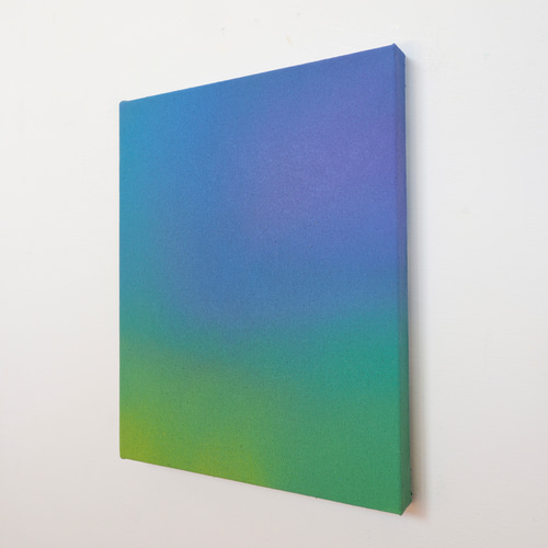 移ろう光】インテリアアート - 虹 グラデーション 抽象画 (B-#2) 絵画 
