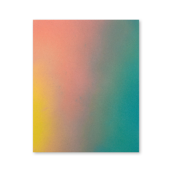 【七色の流れ】アート - レインボーカラー 抽象画 北欧 (B-#3) 1枚目の画像