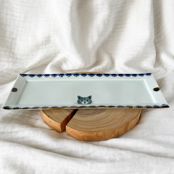 square plate.   Blue-Blue  cat 5枚目の画像