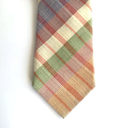 伝統織物のトップブランド塩沢織のネクタイ（縞）O25 2枚目の画像