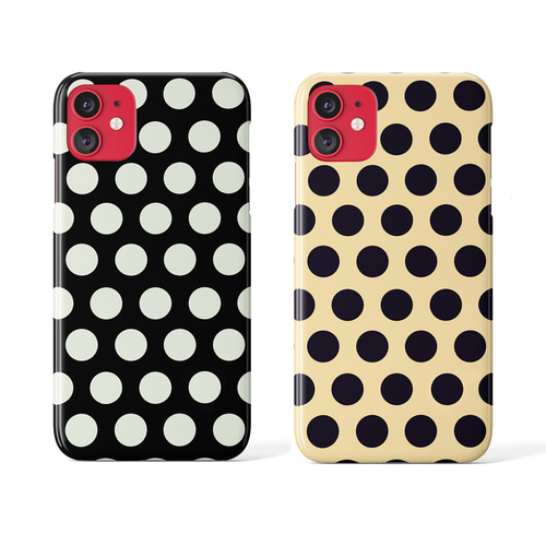 【iPhoneケース】スマホケース　ハードケース　ドット ハードケース ドット柄2色 Android iPhone16e 16 15 14 13 12 11