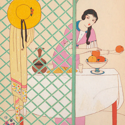 婦人　パステル　オシャレ　絵画 11 絵画 インテリア(色とりどりの世界/Lサイズ) 額入り 玄関