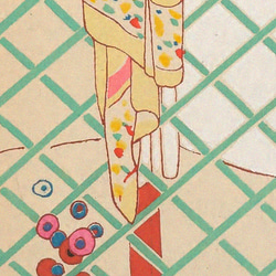 【NO.563】オレンジと女性イラストアートポスター☆60sレトロモダンモッズおしゃれ可愛いパステルA2A1B5B4B3 5枚目の画像