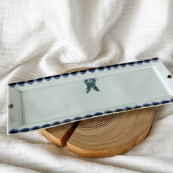 square plate.   Blue-Blue  rabbit 5枚目の画像