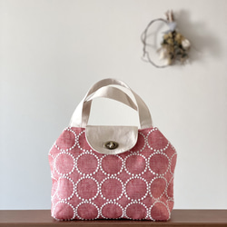 くたっとバッグ　ミナペルホネン　タンバリン　ハンドメイド品 ミナ バッグ タンバリン グリーン｜ミナ ペルホネン / minä