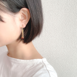 EARRING:「Red」-drizzle- onomatopoeia 5枚目の画像