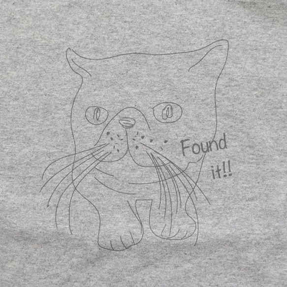 BUSA CAT 'Found it !!' Tee tシャツ vent blanc VC241736 ヴァンブラン 10枚目の画像