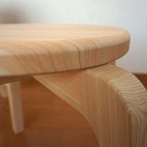 受注生産 ひのき スタッキングスツール ロータイプ 高さ36㎝ ヒノキ