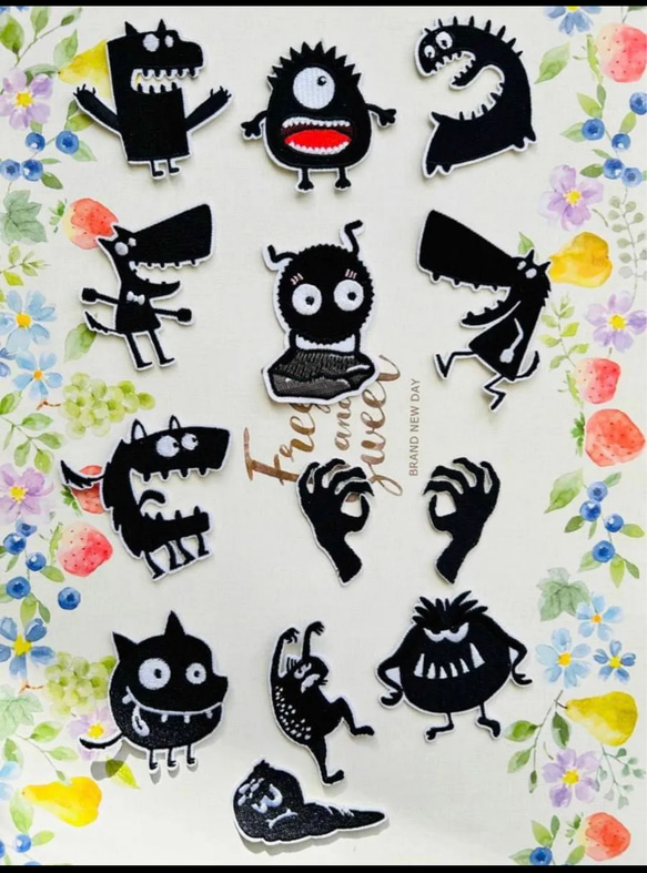 280円～】色やサイズがカスタマイズできる【刺しゅうアイロンワッペン