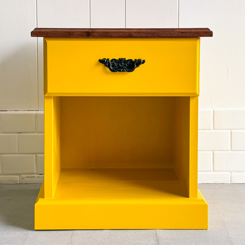 Bohemian side table《yellow》 アンティーク ビンテージ Bohemian side table《yellow》 アンティーク ビンテージ