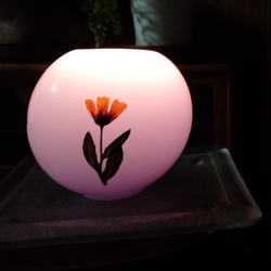 ball flower candle 3枚目の画像