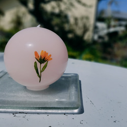 ball flower candle 1枚目の画像