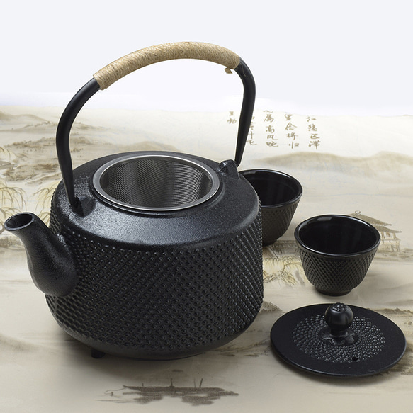 一等品 大人気 手作り 鉄壺 茶壺 茶壷 急須 常滑焼 茶器 茶道具 砂鉄 南部鉄器 鉄 やかんを沸かす お茶の道具 容 3枚目の画像