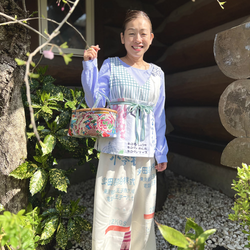 粉袋のパンツ キュロット・ワイドパンツ 素陶美 通販｜Creema(クリーマ 