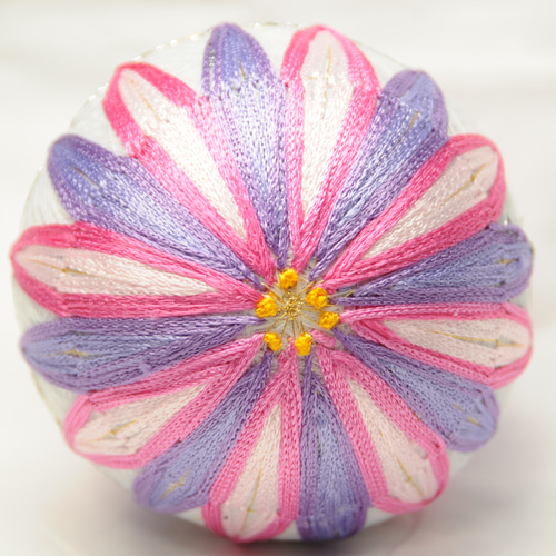 手まりN46 菊 直径10cm[てまり 手毬 手鞠] その他インテリア雑貨
