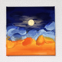 【原画・送料無料】風景画　黄色　テクスチャーアート「切りとられた風景」 8fd01b96c682daf933c59d20947f16